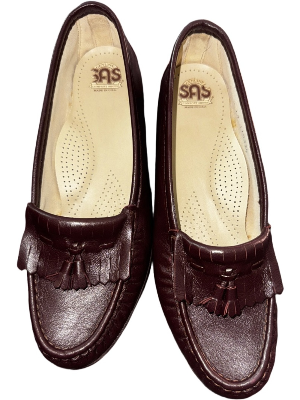 SAS San Antonio Shoemakers Tassel
Leather Loafer 7N Made in USA 7N